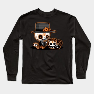 The day of dead mexican skull Long Sleeve T-Shirt